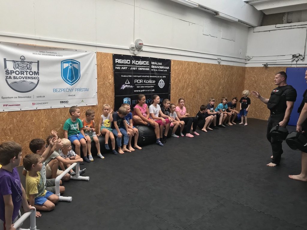 Jeden z turnusov detského prímestského tábora sebaobrany a zdravého pohybu pre deti
