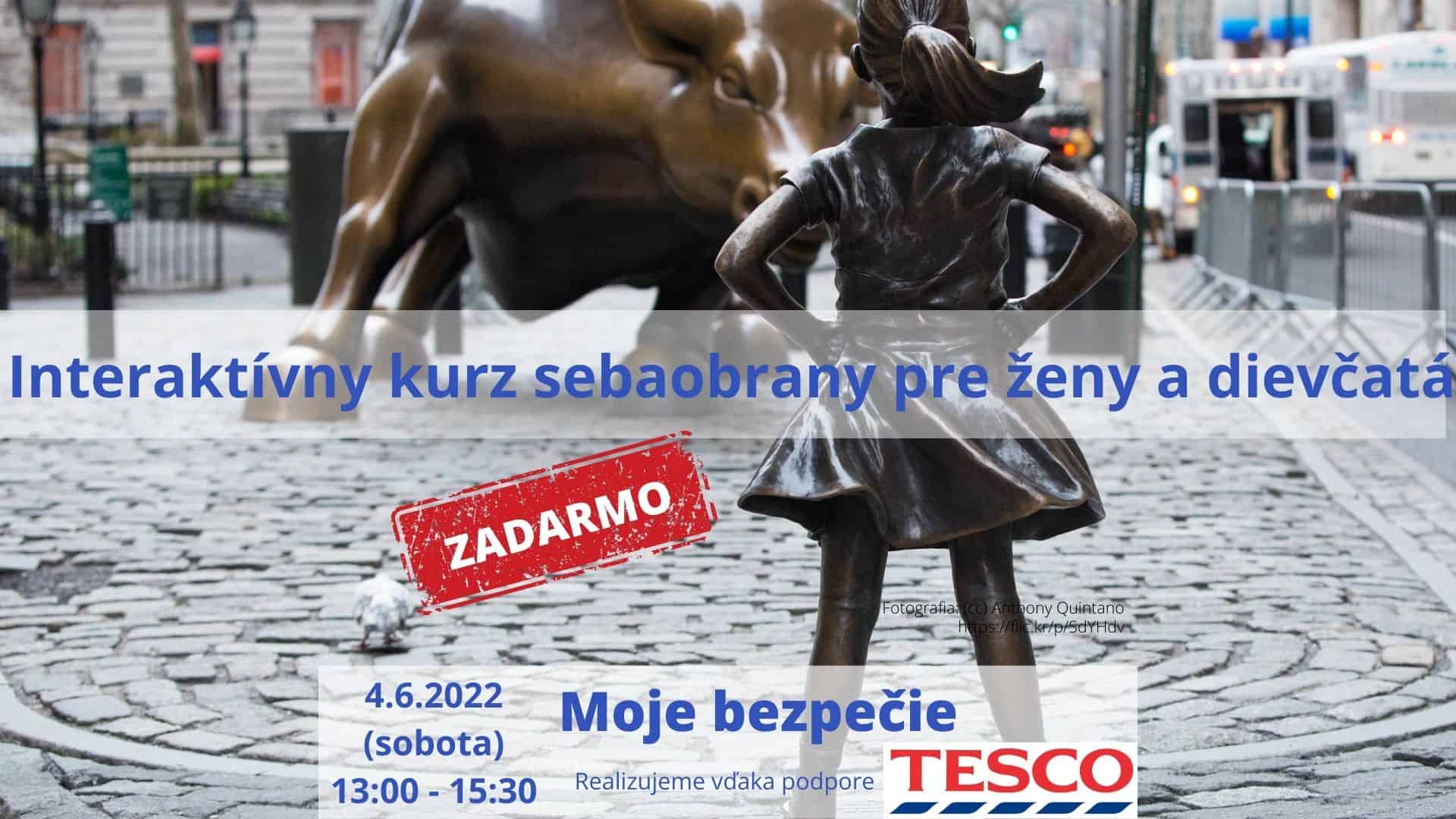 INTERAKTÍVNY KURZ SEBAOBRANY PRE ŽENY A DIEVČATÁ – ZADARMO 4.6.2022